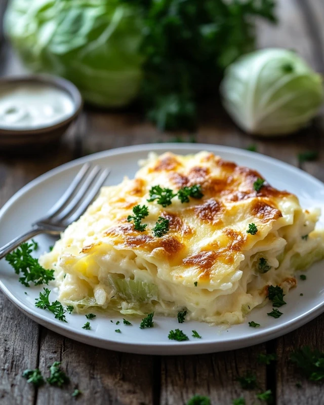 gratin de chou à la crème