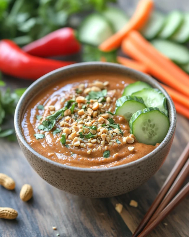 Sauce arachide thaïlandaise