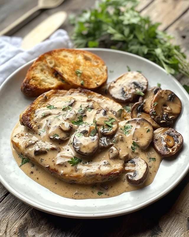 sauce aux champignons de paris