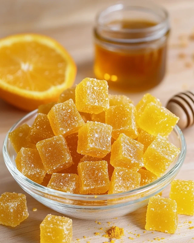 gummies orange curcuma miel