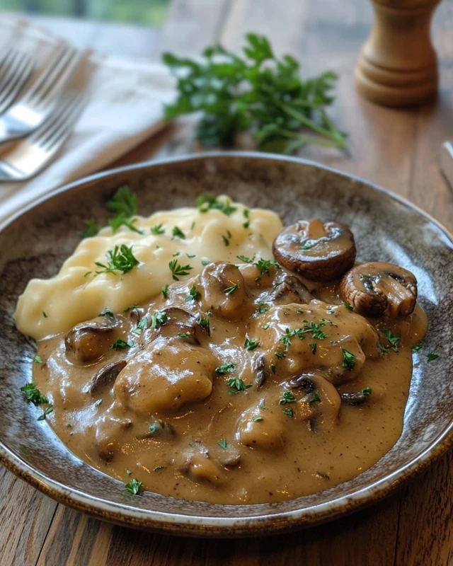 sauce aux champignons de paris