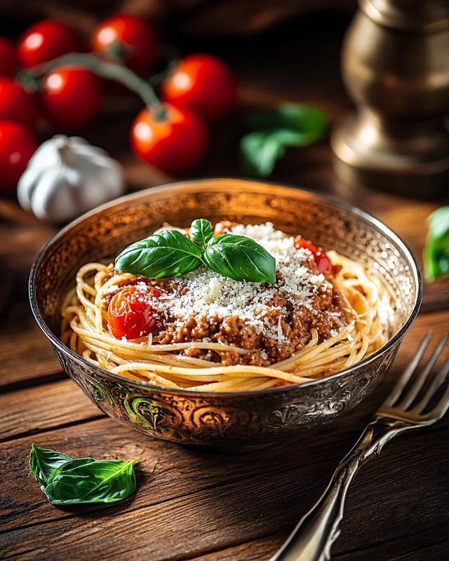 spaghettis à la bolognaise