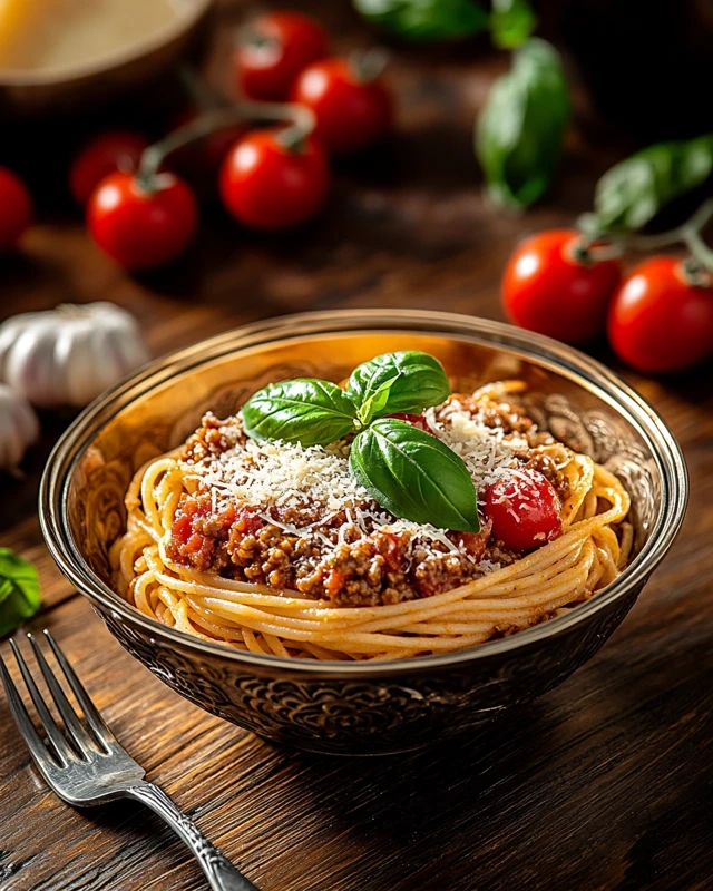 spaghettis à la bolognaise