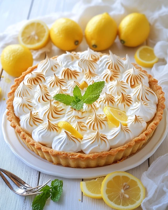 Tarte au citron meringuée facile