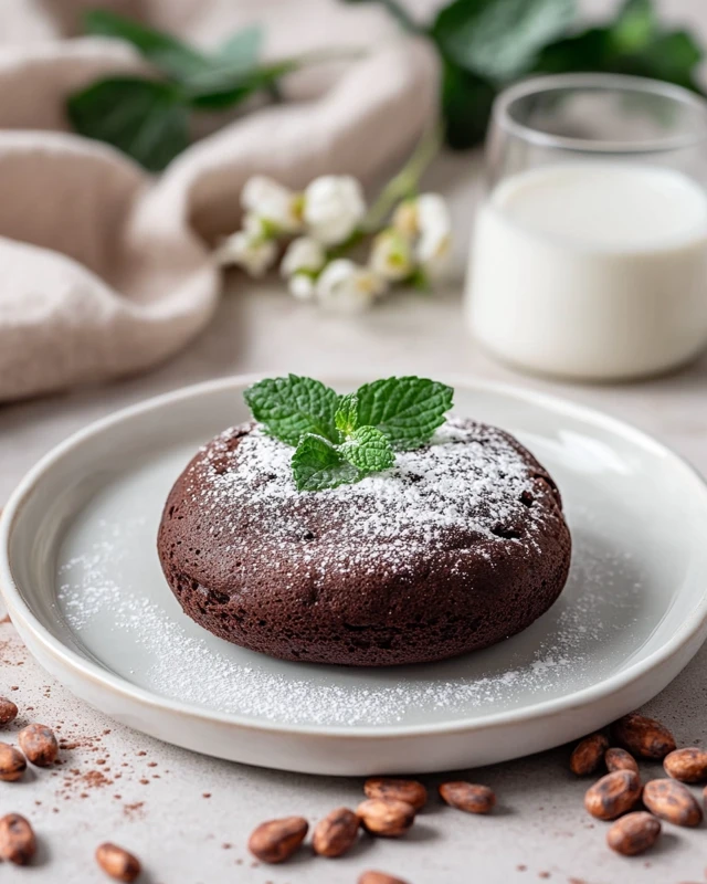Gâteau brownie au réfrigérateur