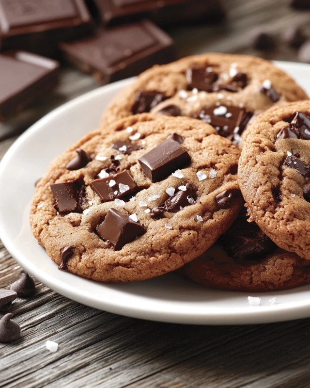 Cookies gourmands aux trois chocolats