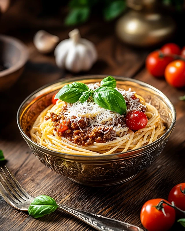 spaghettis à la bolognaise