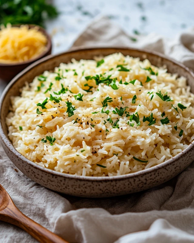 Riz au fromage en 4 ingrédients