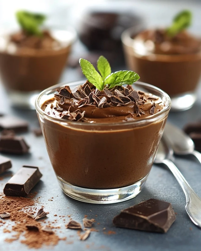 Mousse au chocolat légère prête en 10 minutes