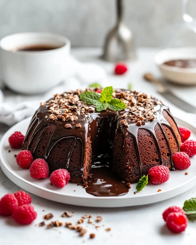 Cake au chocolat praliné fondant