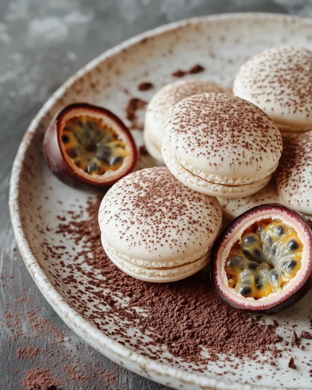 Macaron chocolat passion