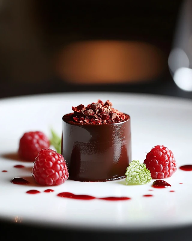 Fondant au chocolat et piment d’Espelette