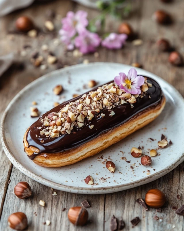 Éclair au praliné revisité