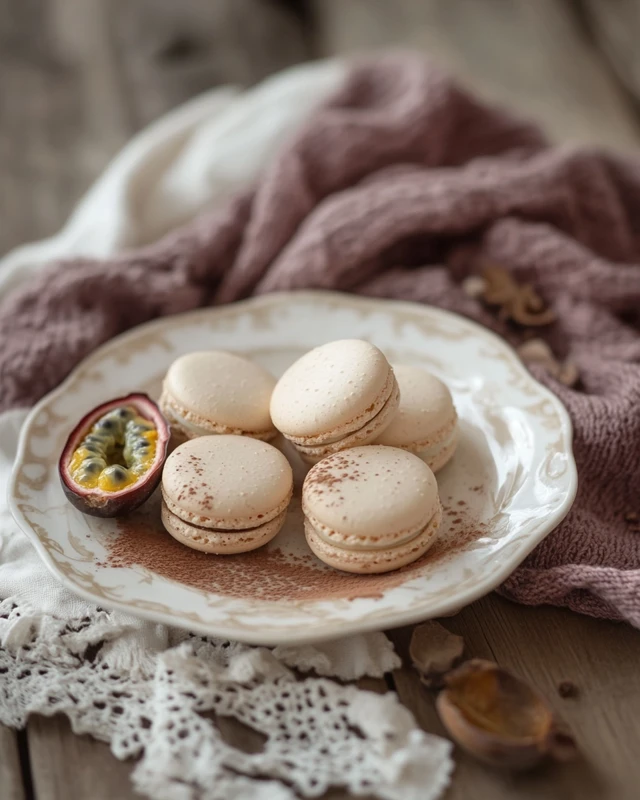 Macaron chocolat passion