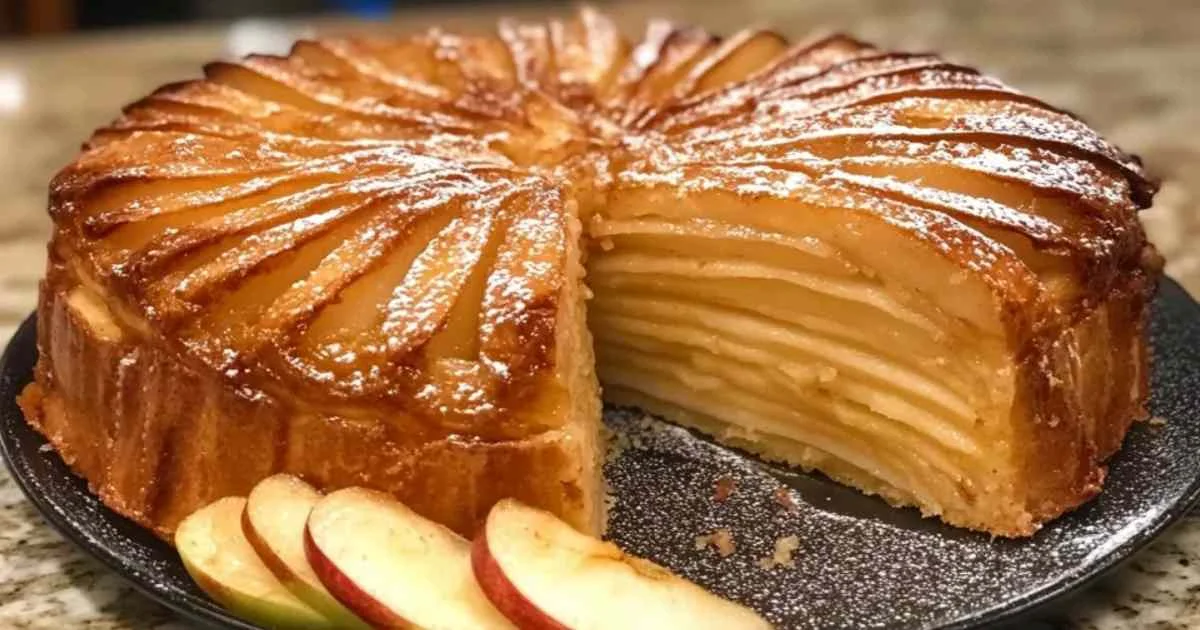 gâteau à la compote de pommes