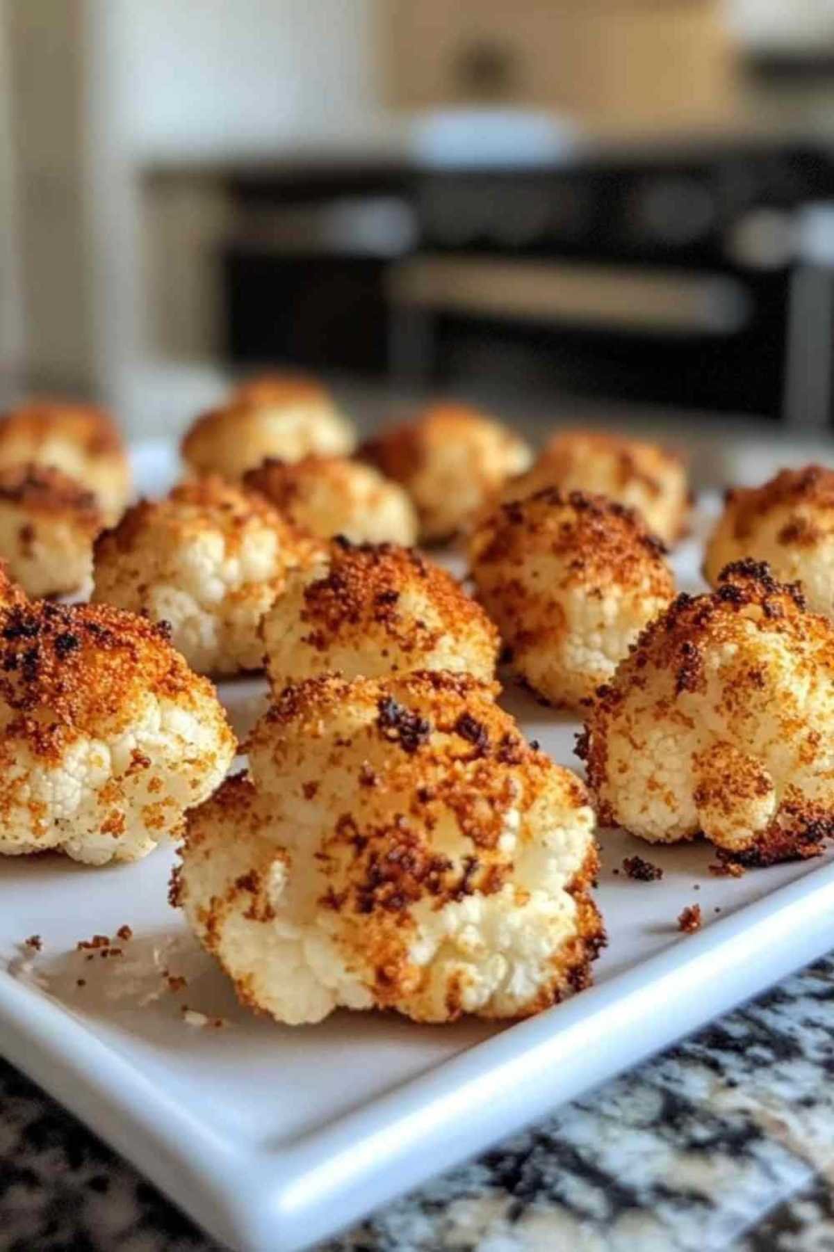 Ingrédients pour le chou-fleur croquant au parmesan