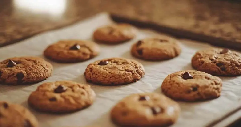 Cookies moelleux préparés avec du mélange à brownie