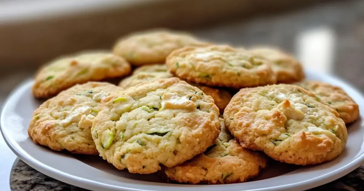 cookies salés courgette chèvre