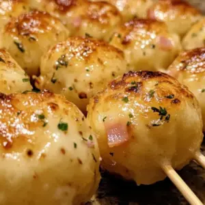 Cake Pops Salés Jambon-Fromage 8 cake pops salés jambon-fromage