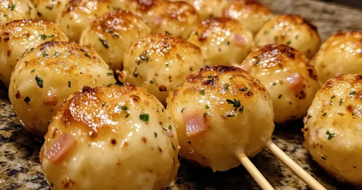 cake pops salés jambon-fromage