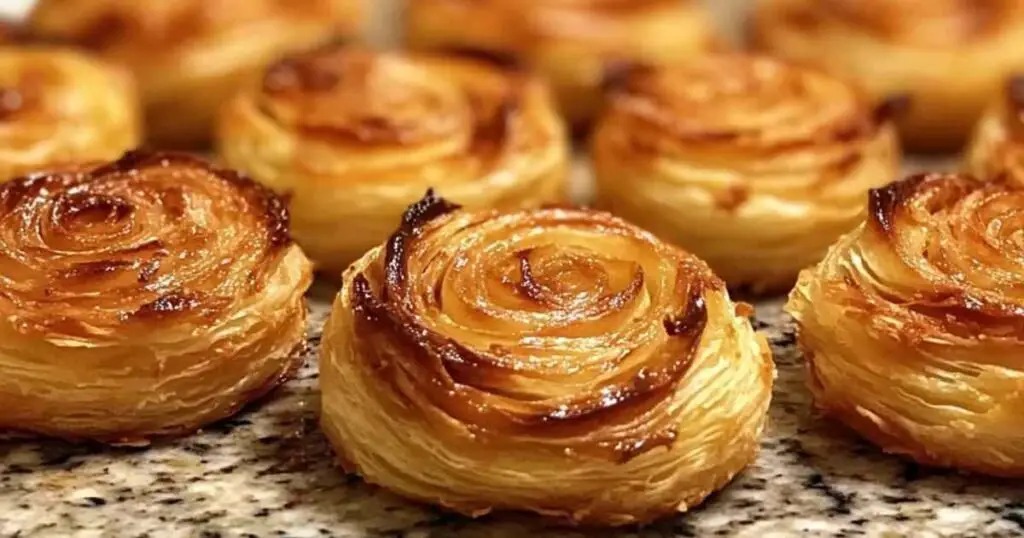 Plateau d’apéritif avec roulés feuilletés au saumon et verres de vin