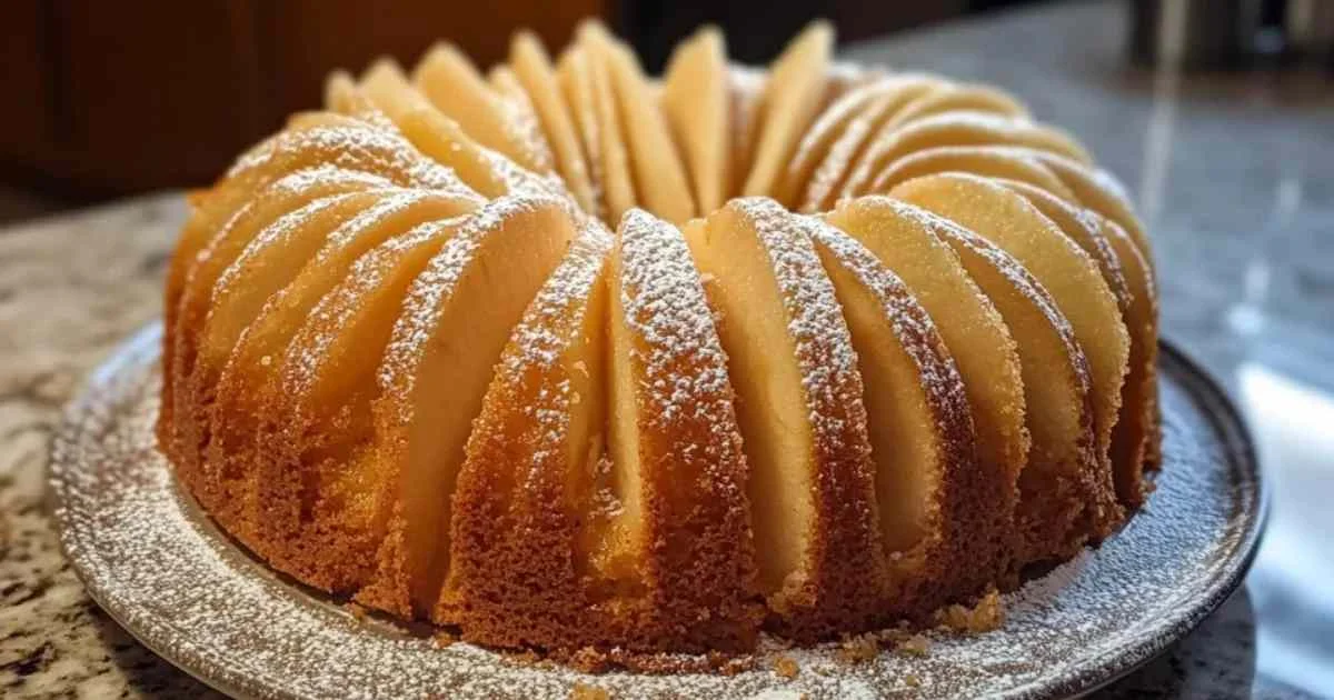 gâteau à la compote de pommes