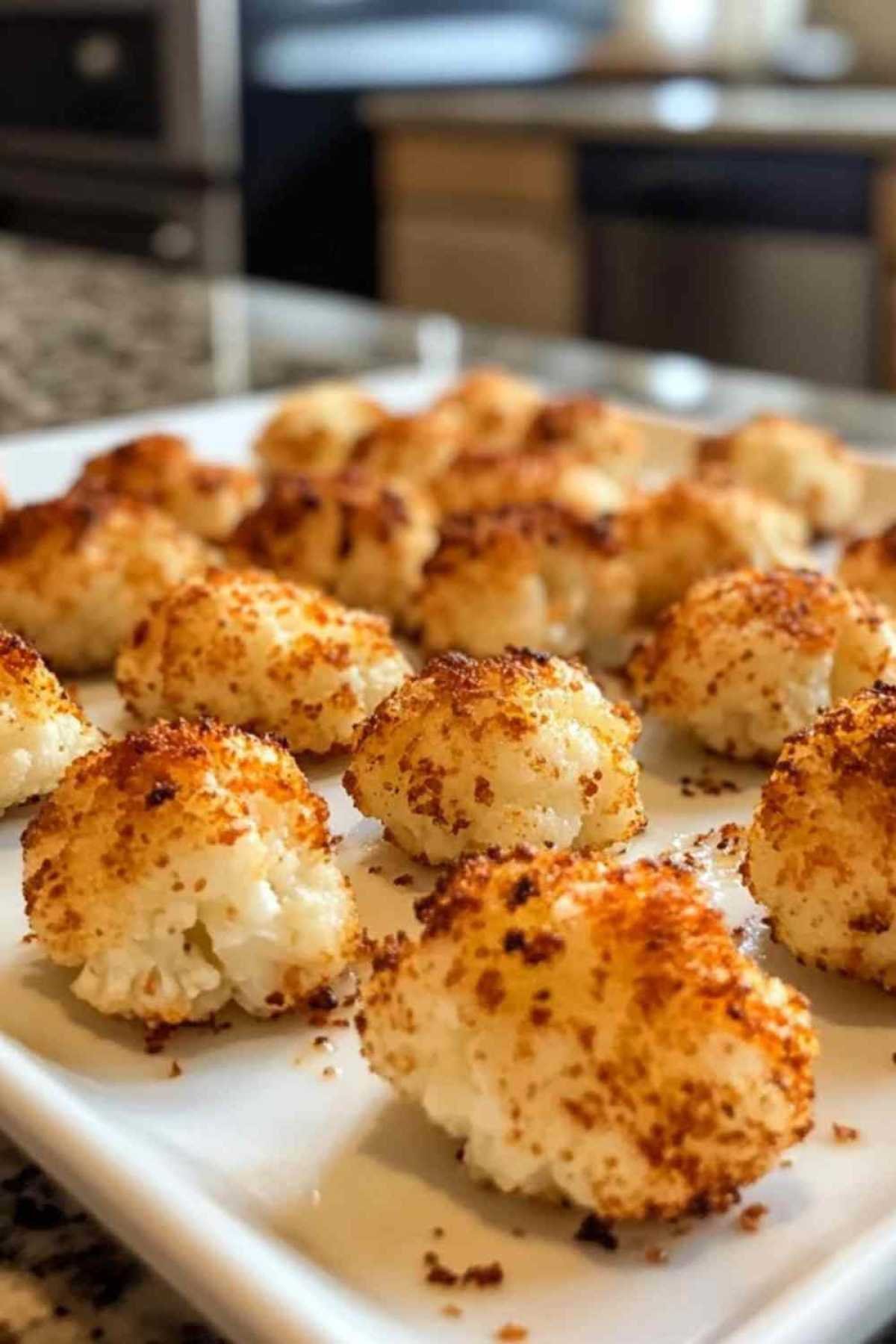 Ingrédients pour le chou-fleur croquant au parmesan
