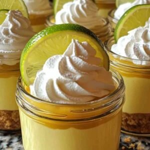 Tarte au Citron Vert en Pot 8 Préparation de la crème au citron vert pour verrine