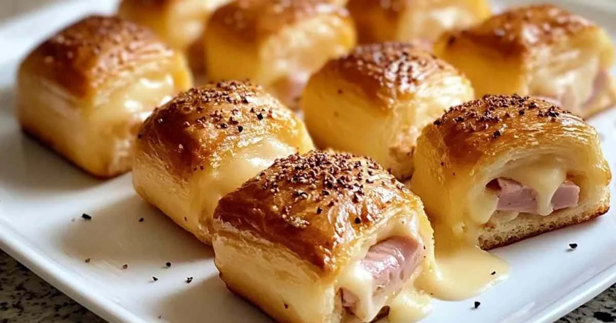 MINI CROQUE-MONSIEUR ROULÉS