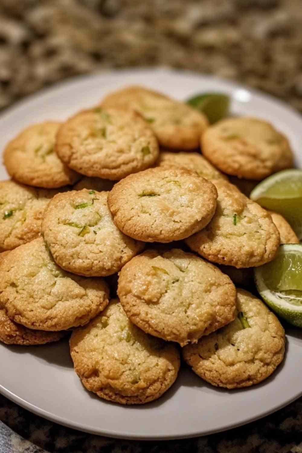 cookies salés aux crevettes et citron vert