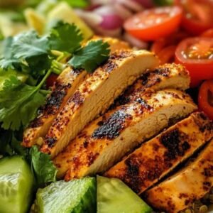 Préparation de la salade quinoa poulet étape par étape