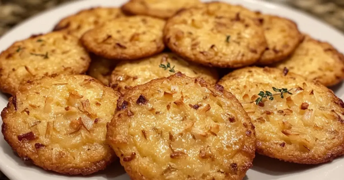 Cookies salés oignons caramélisés comté