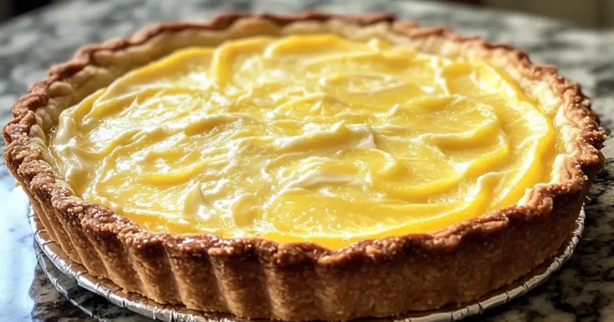 tarte au mascarpone et au citron