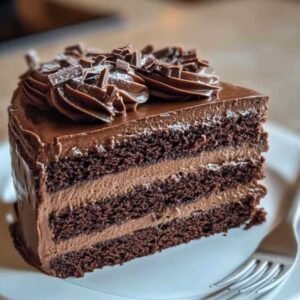 Cake au Chocolat: Recette Facile et Moelleuse des 7 Cuillères 8 Cake au chocolat des 7 cuillères moelleux coupé en tranches