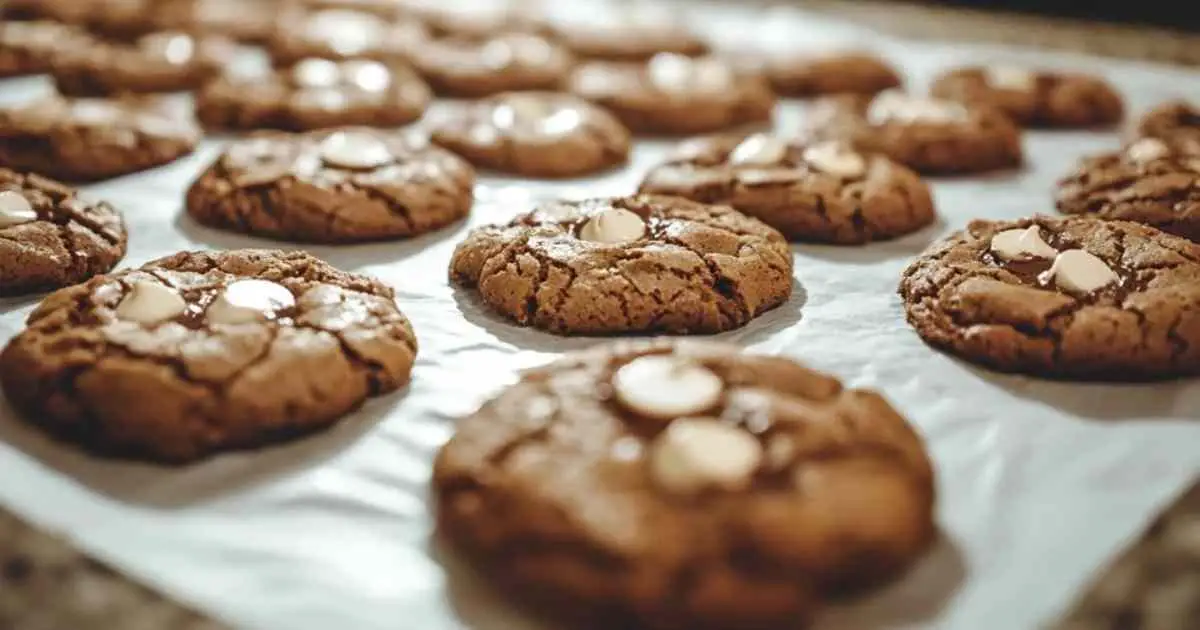Cookies moelleux préparés avec du mélange à brownie