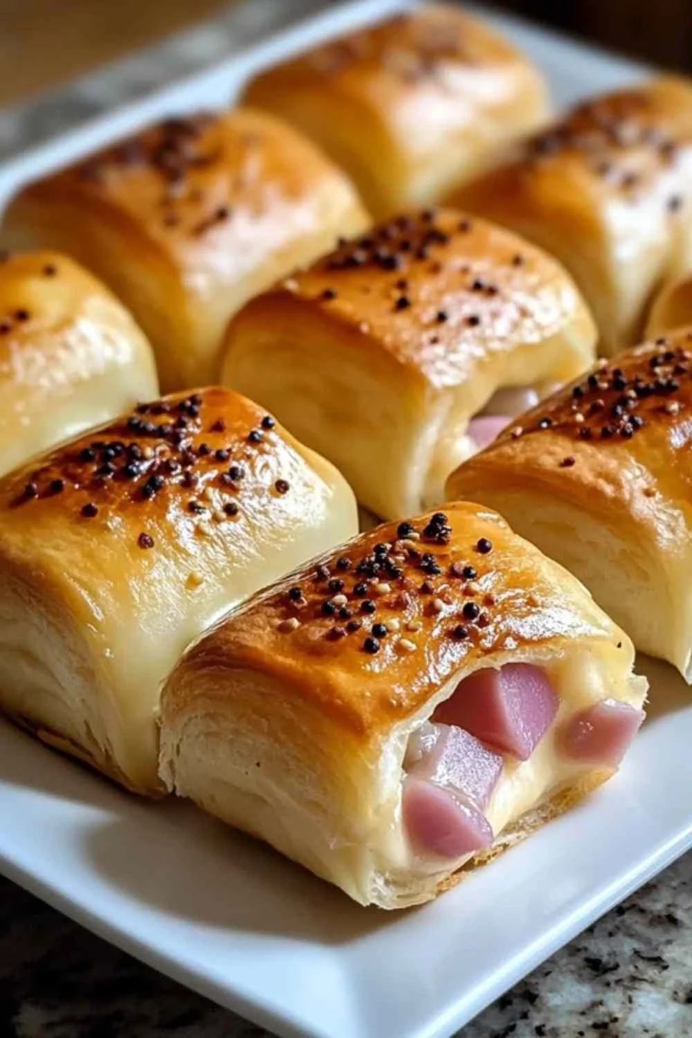 MINI CROQUE-MONSIEUR ROULÉS