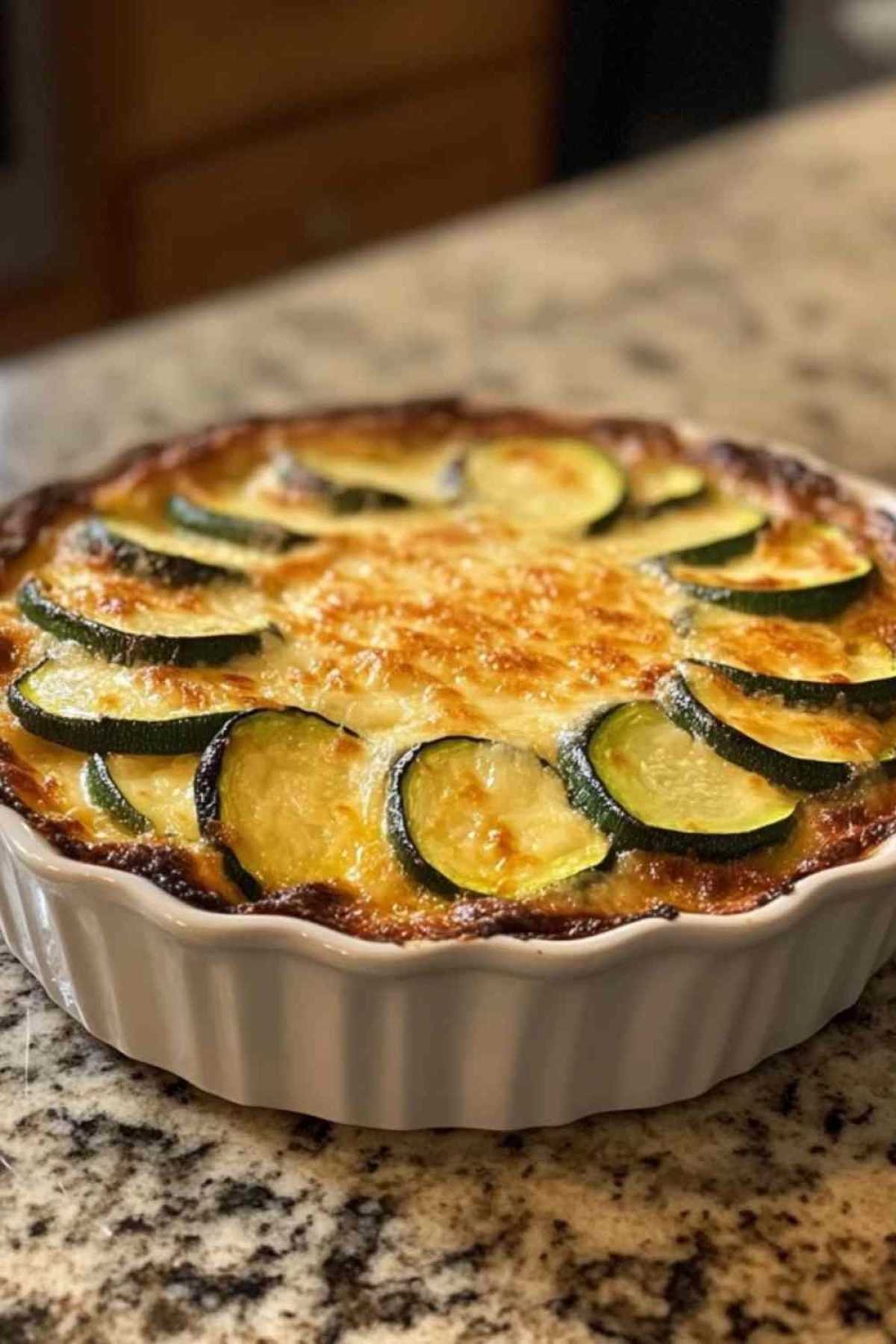 Préparation du mélange de courgettes, thon et crème fraîche