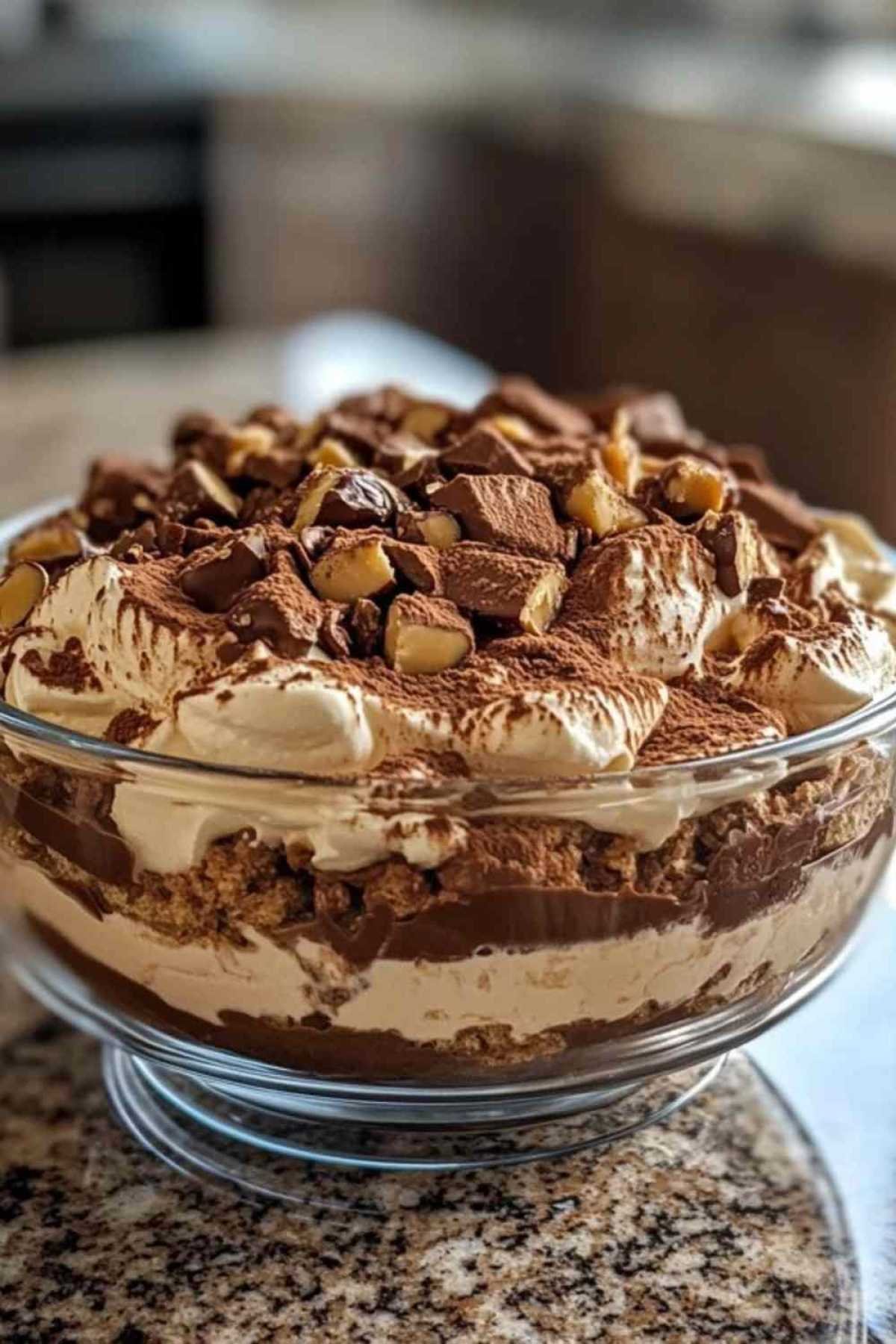 Tiramisu façon Kinder Bueno en verrines individuelles