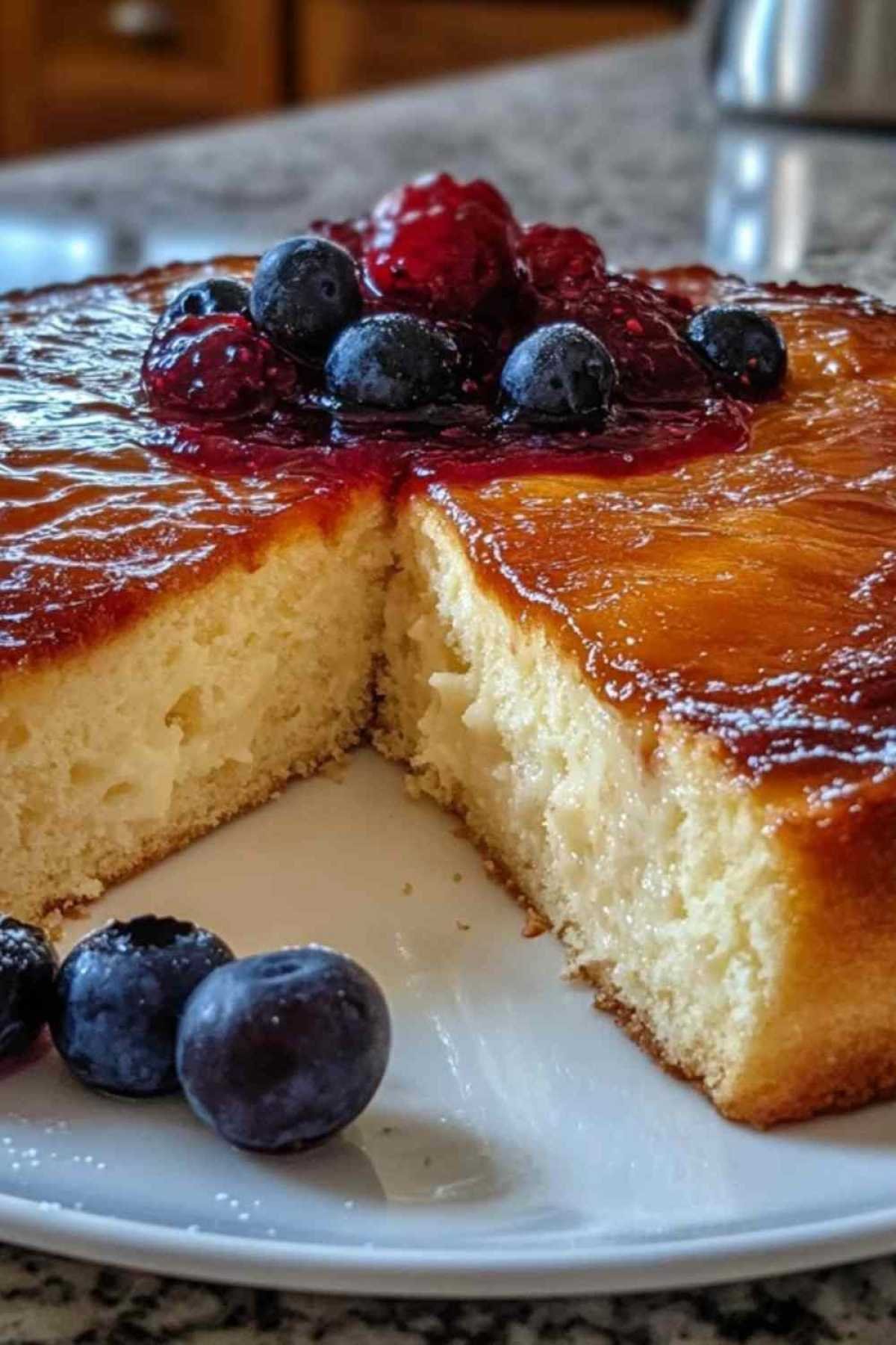  Préparation de la pâte du gâteau au yaourt avec pot de mesure