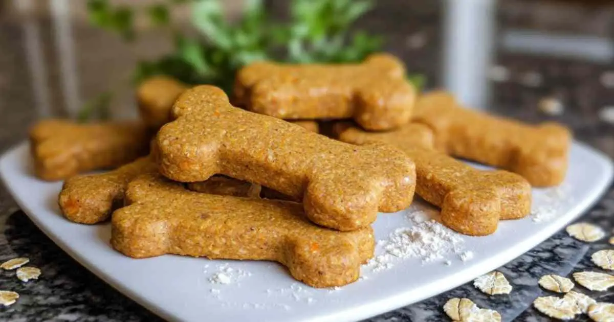 Préparation de la pâte pour friandises canines aux carottes