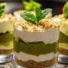 Tiramisu salé aux courgettes et feta en verrines