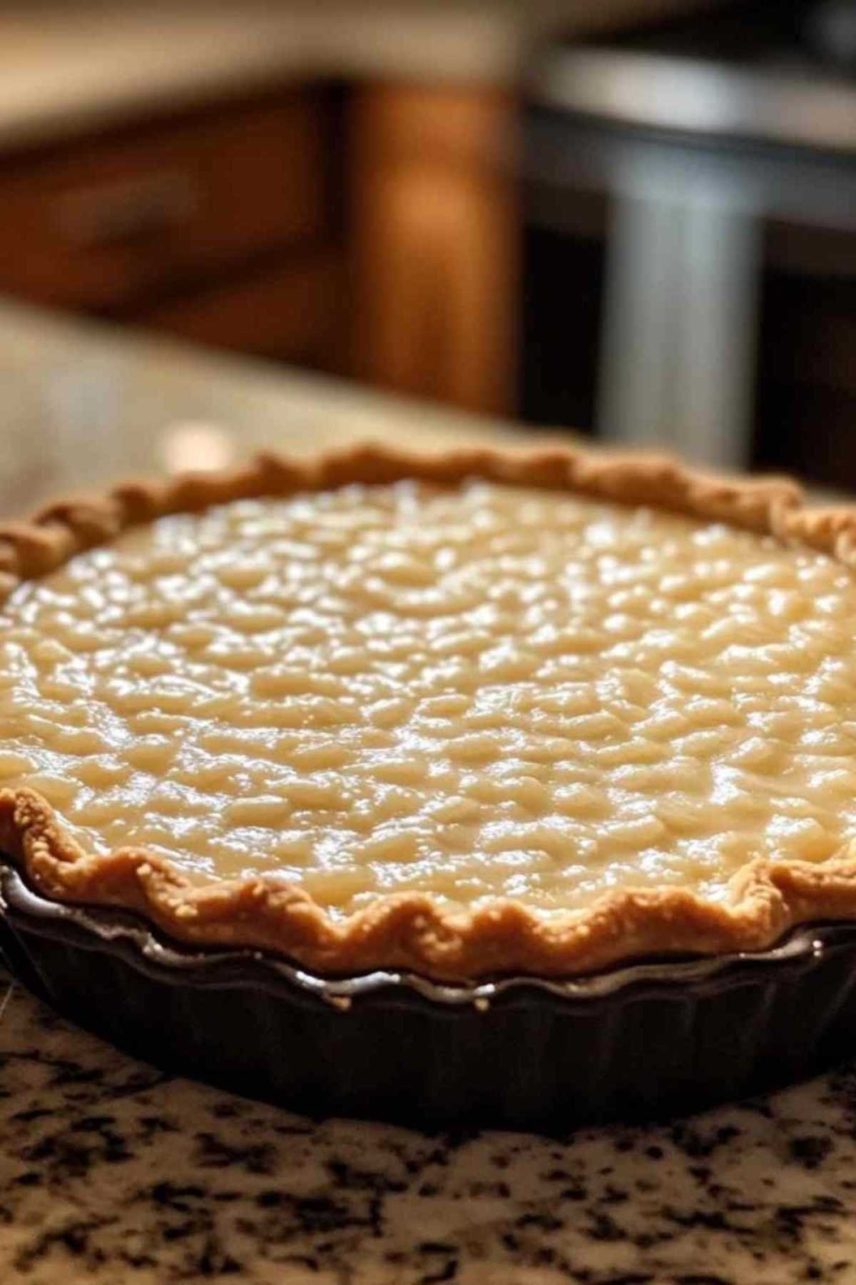 Tarte au riz de Verviers traditionnelle fraîchement sortie du four