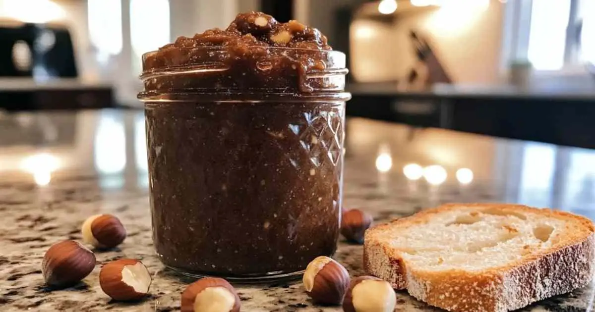 Ingrédients pour pâte à tartiner chocolat noisette maison