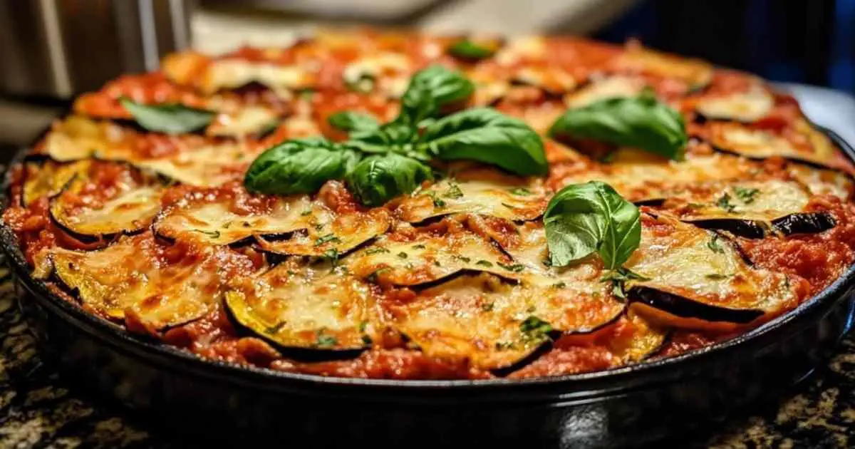 Aubergines à la parmigiana gratinées au four