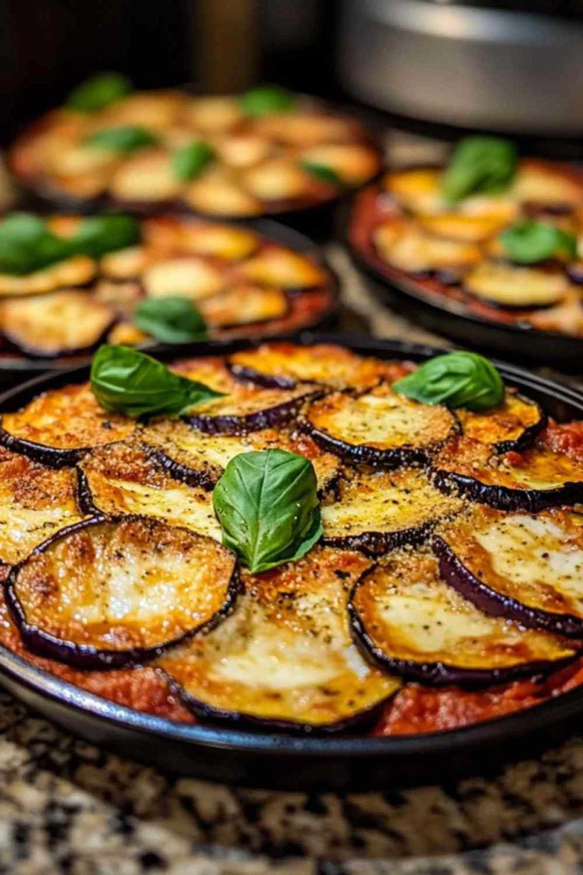 Préparation des aubergines pour la parmigiana