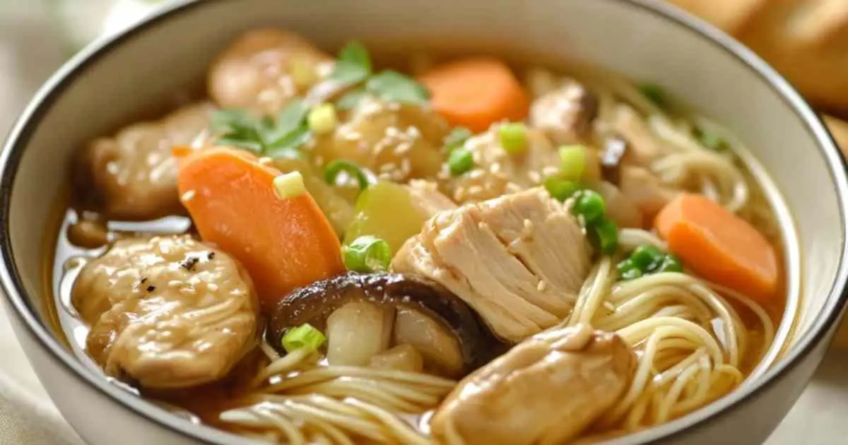 Œuf mollet pour ramen coupé en deux révélant un jaune crémeux