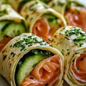 Wraps au Saumon et Fromage Blanc 8 Préparation du mélange crémeux pour wraps au saumon avec ciboulette et échalote
