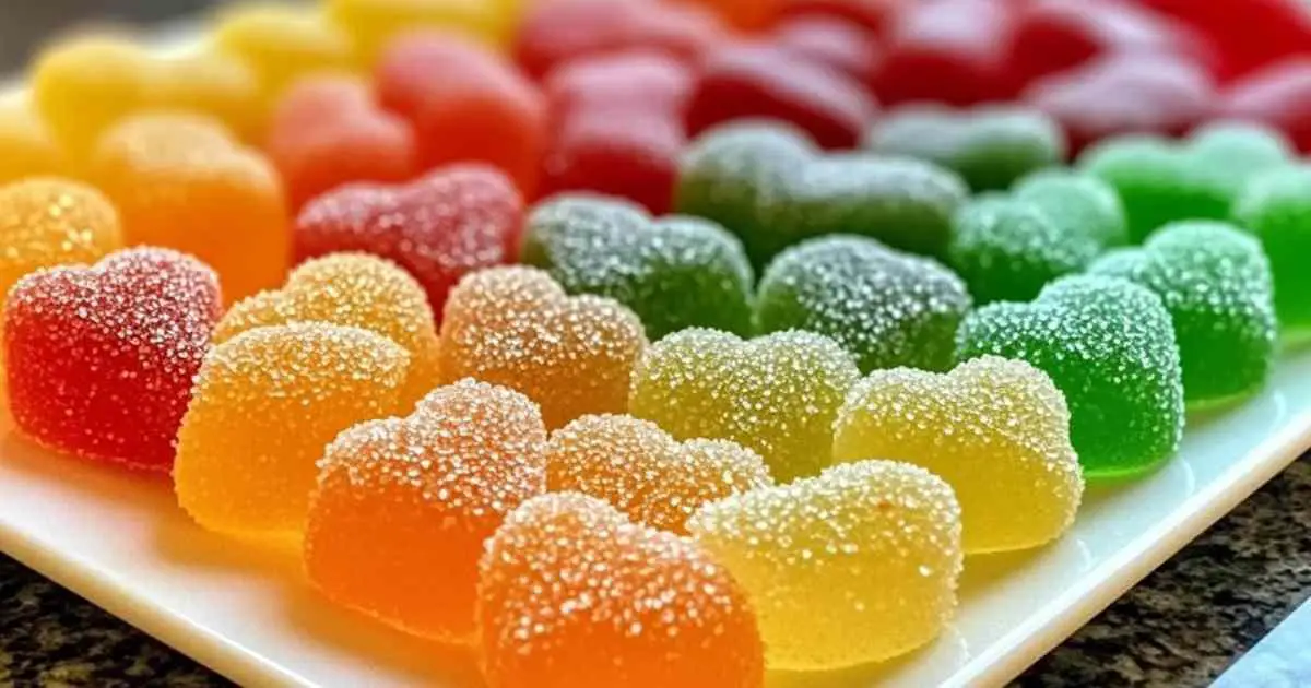 Bonbons gélifiés maison colorés aux fruits
