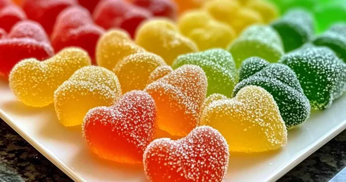 Bonbons gélifiés maison colorés aux fruits